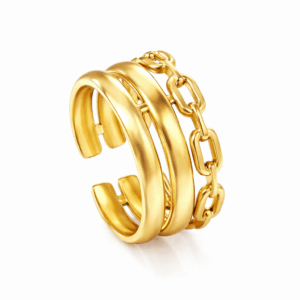 3 Rings Stacked Ring - Adjustable