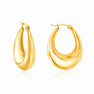 Big Circle Hoops Earrings