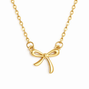 Bow Pendant Necklace