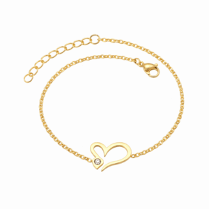 Bracelet With Heart Charm