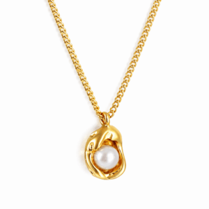 Elegant White Pearl Necklace