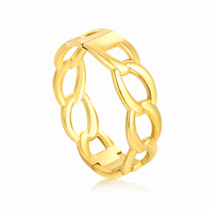Everyday Bangle Bracelet - Chain Link
