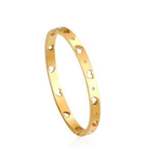 Heart Pattern Bangle