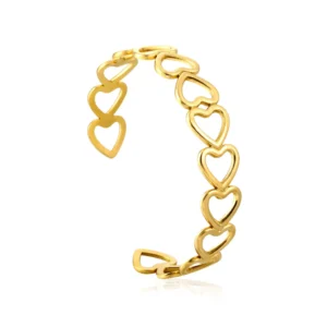 Hearts Linked Bracelet