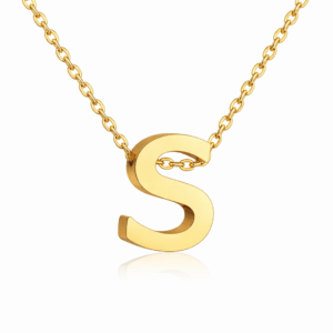 Letter "S" Initial Necklace