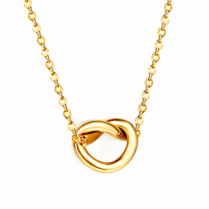 Rope Clasp Pendant Necklace