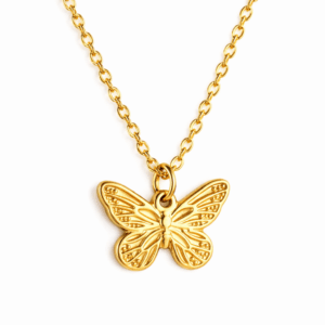 Small Butterfly Pendant Necklace