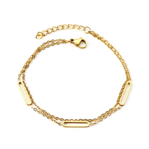 Oblong circle accessories bracelet
